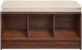 Cushioned 3-Cube Storage Bench