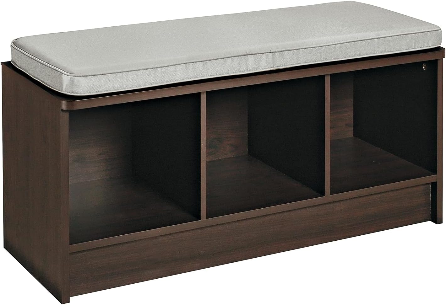 Cushioned 3-Cube Storage Bench