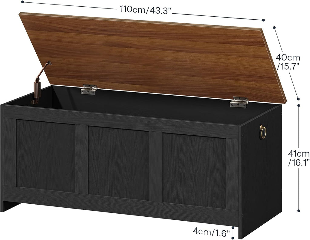 Lift Top Retro Storage Chest Bench