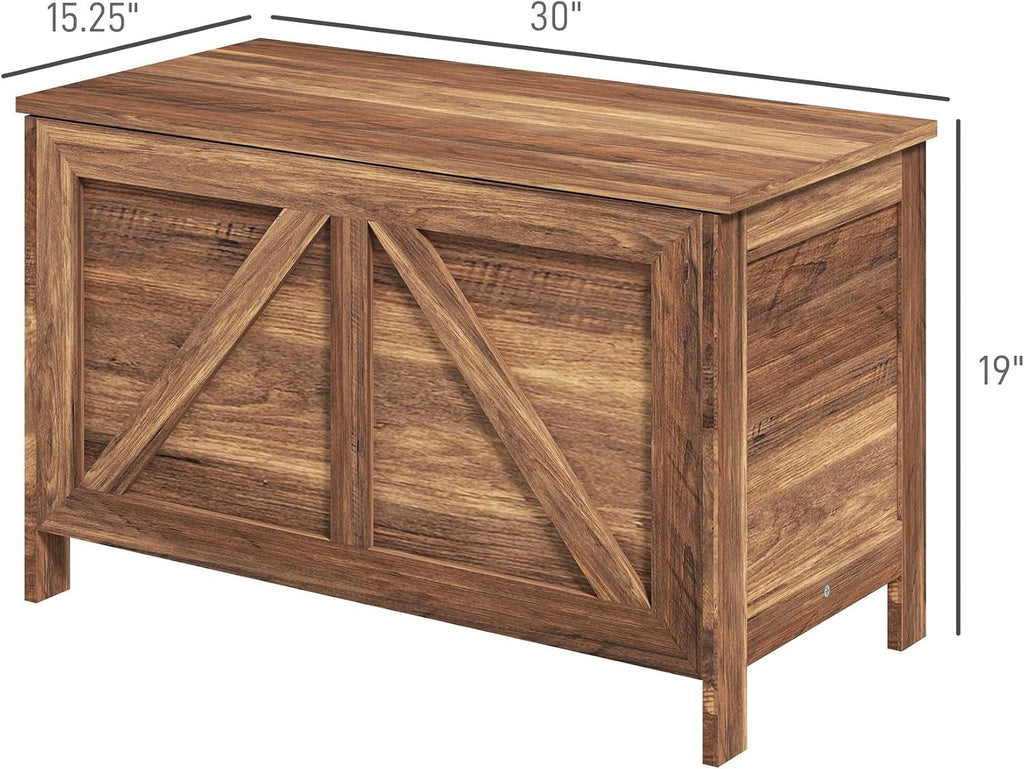 Farmhouse Lift Top Storage Bench