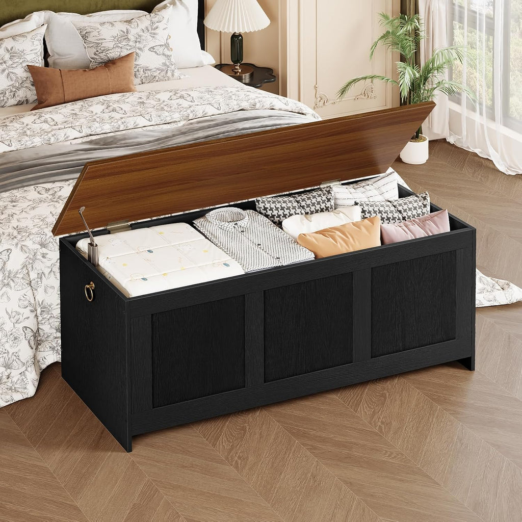 Lift Top Retro Storage Chest Bench