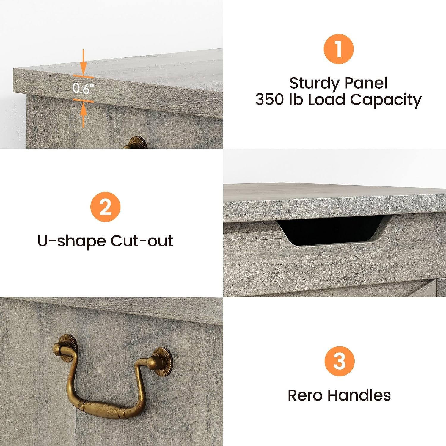 Farmhouse Lift Top Storage Bench