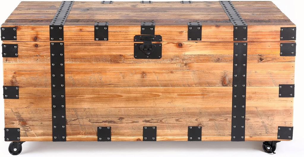 Wheeled Solid Wood Storage