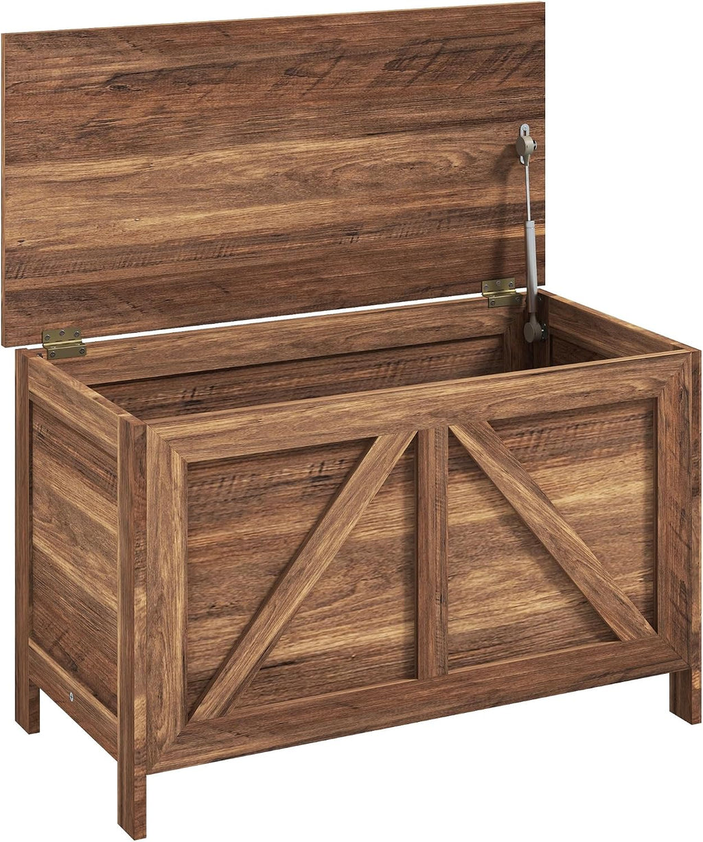Farmhouse Lift Top Storage Bench