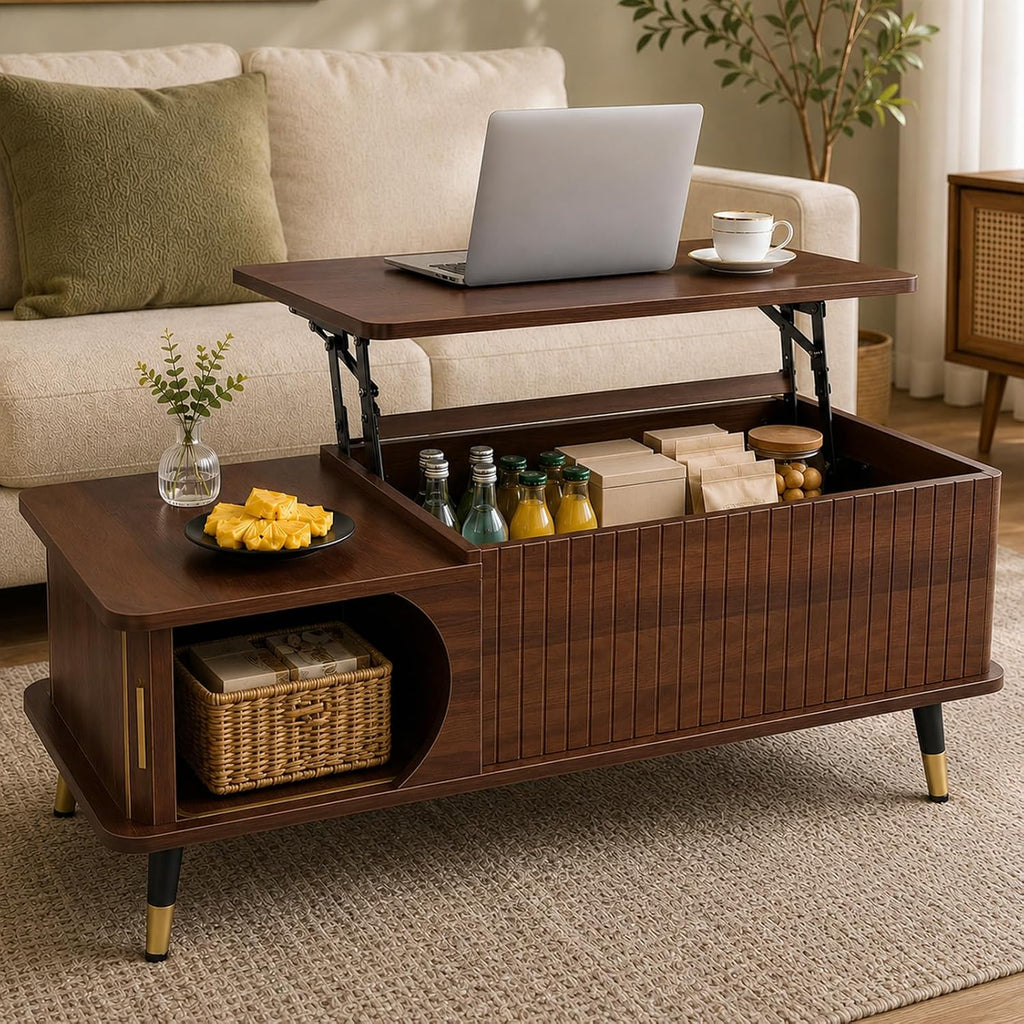 Walnut Lift Top Coffee Table
