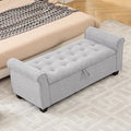 Upholstered End Bed Storage Bench