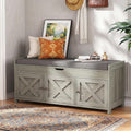 Wood Shoe Bench With Cushioned Seat